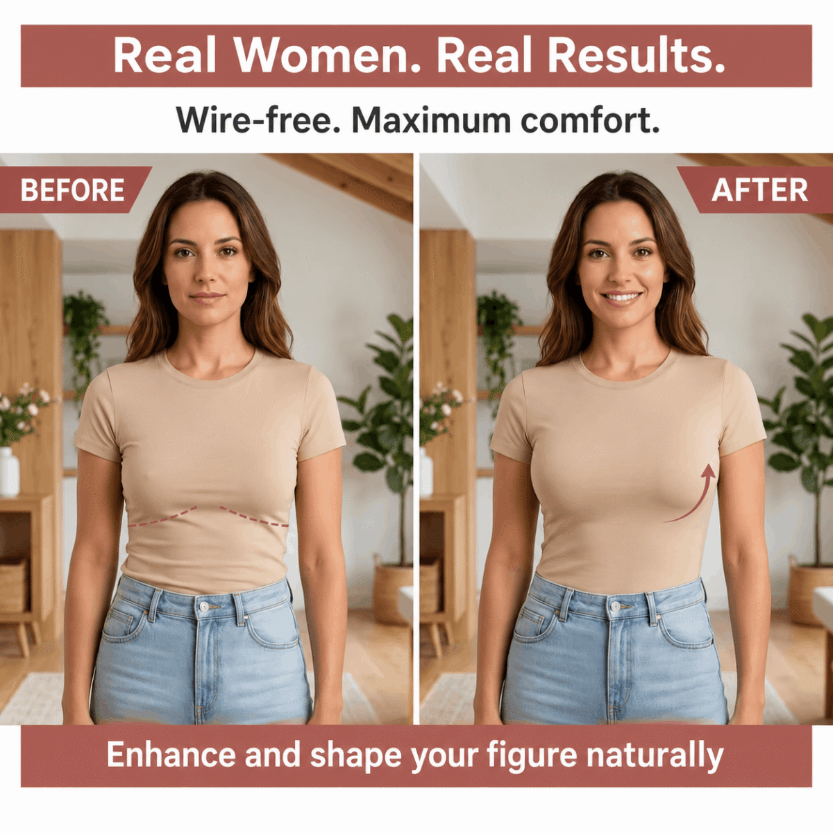 Invisible Push-Up Bra